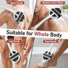 Silicone Body Scrubbers with Detachable Handle, Back Scrubber 2 Pack