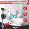 Saillong Universal Toilet Flusher Replacement Kit, Fill Valve, 2-Inch Flapper,