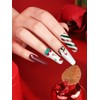 semi cured gel nail strips christmas,Nail gel stickers for Christmas