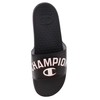Champion mens Club Slide Slippers, Black, 10