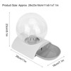 2.8L Pet Gravity Waterer Dispenser Automatic Water Drinking Fountain for