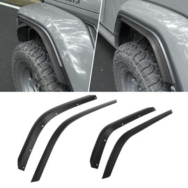 Front & Rear Fender Flares Compatible with 2020-2023 Jeep Wrangler Gladiator JT Sport & Willys (Not Fit 2024&2025)
