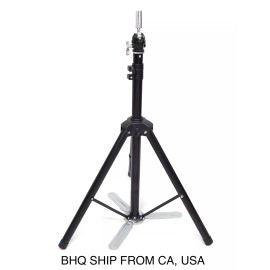 Beauty Headquarters Adjustable Mannequin Tripod Stand (Heavy Duty Black)