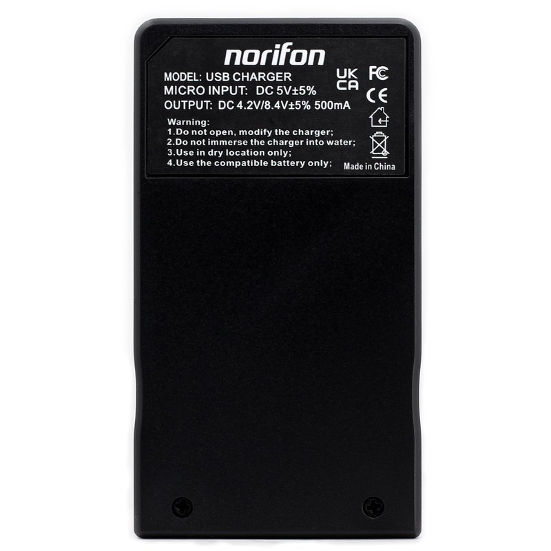 Norifon Pentax Camera USB Charger for Optio 450, 550, 555,