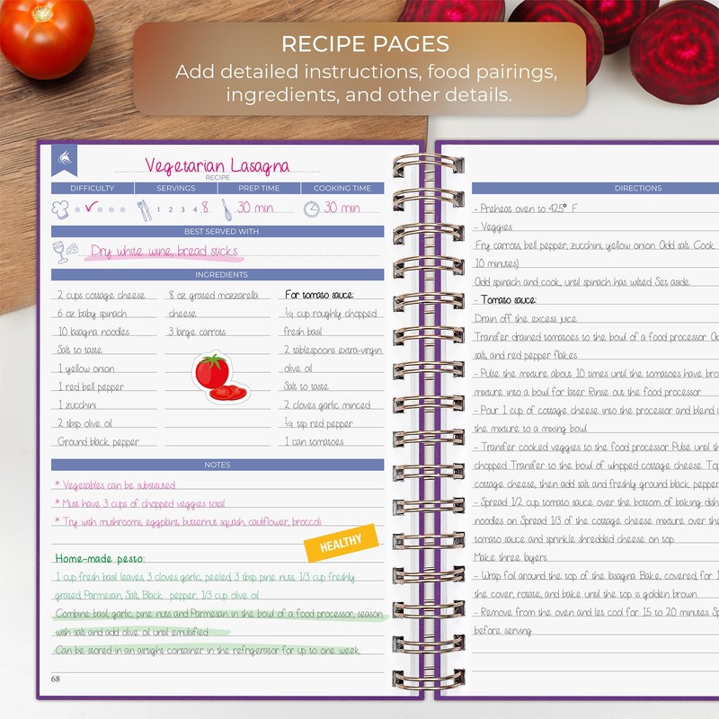 Clever Fox Recipe Book Spiral – Make Your Own Family