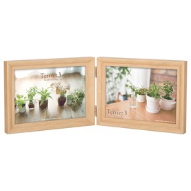 ハクバ HAKUBA 木製 フォトフレーム テリア3 2Lサイズ 2面 ヨコ ナチュラル FWTR3-NT2L2Y