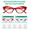 Eyekepper 12 Pack Women Cat Eye Blue Light Blocking Reading