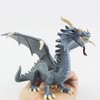 Dragon Model Figure Blue Plastic Vivid Cute Style Educational Dragon