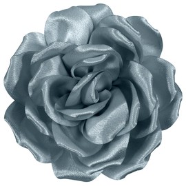 Mecool Rose Hair Clip for Weddings Brooch Corsage Hair Head Clip on Flowers for Hair Jewellery Barrette Hair Decorations for Women Accessories | Hair Clips Girls-Light Blue
