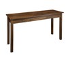 Casual Home Kennedy Console Table Drawer, Concealment Furniture, Warm Brown