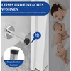 Misuyue Wall Door Stop, Stainless Steel, 15 cm, Wall Mounted