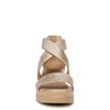 Naturalizer SOUL Women's Goodtimes Wedge Sandal Gold 8 W