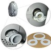 RTPOWER Fits Bestway，Coleman SaluSpa, Lay-Z-spa ，A and B/C Connector Seals Gaskets(1 A + 2 B/C)