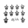 10Pcs Black Beer Bottle Opener Bar Beer Soda Bottle Cap