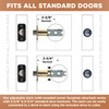 Copper Creek CK2030BC Colonial Door Knob, Privacy Function, 1 Pack,