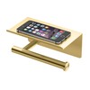Gatco 1420B Latitude II 7-Inch Toilet Paper Holder with Phone