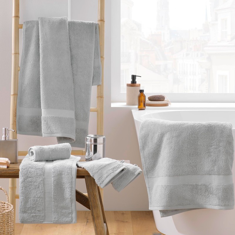 Douceur d'Intérieur, Elegance Pearl Towel (50 x 90 cm) 100%