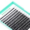 Bodermincer 120 Racimos/Caja De Racimos Anchos Con Efecto 3D, Pestañas