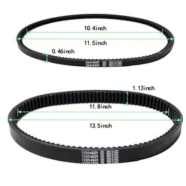 EZGO TXT Belts Golf Cart EZGO TXT Clutch Drive Belt & Starter Belts Kit, for EZGO TXT/Medalist 4 Cycle 1994-up Gas Golf Cart, Replace OEM # 72054G01, 72024G01, 72025G01, 26414G01