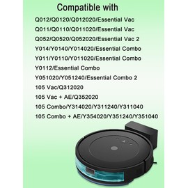 E-HAO 3 Pack Vacuum Multi-Surface Brush Replacement Parts for iRobot Roomba Essential Series, Accessories Brushes for 105 Vac, 105 Combo, Q0120, Q0110, Q0520, Y0140, Y0110, Y01120, Y051020