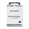 neverest 100x 4,2x16 mm Hex Head Self Drilling Screws with