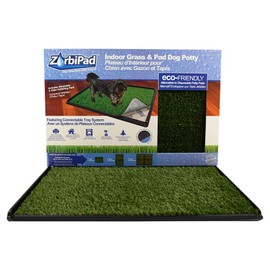 Zorbipad Indoor Dog Potty System 16" x 24" (Tray,Pad,Grass)