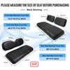 SHUNCHENXIANG 4PCS Golf Cart Seat Covers Kit fits Club Car