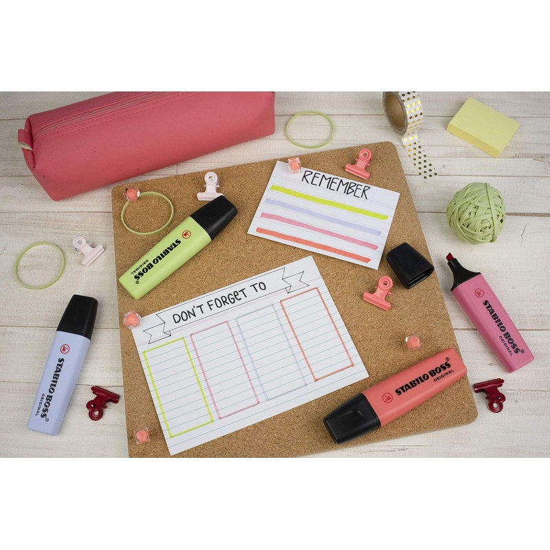 Highlighter - STABILO BOSS ORIGINAL Pastel - Pack of 1