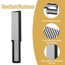 Men's Hair Comb, Antistatic Hair Cutting Comb, Robust Hairdressing Comb, Hairdresser Hair Salon Styling Pack of 10