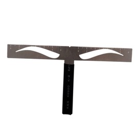 Mikinona Eyebrow Ruler Stencil Tool Three-Point Eyebrow Ruler Eyebrow Stencils Stencil Set for Eyebrow Balance Suite