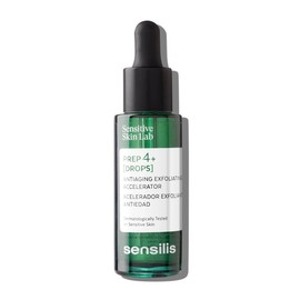 Sensilis Prep 4+ Drops, Anti-Aging-Peeling-Serum, verbessert die Zellerneuerung, verhindert Alterung, geeignet für alle Hauttypen, 30 ml