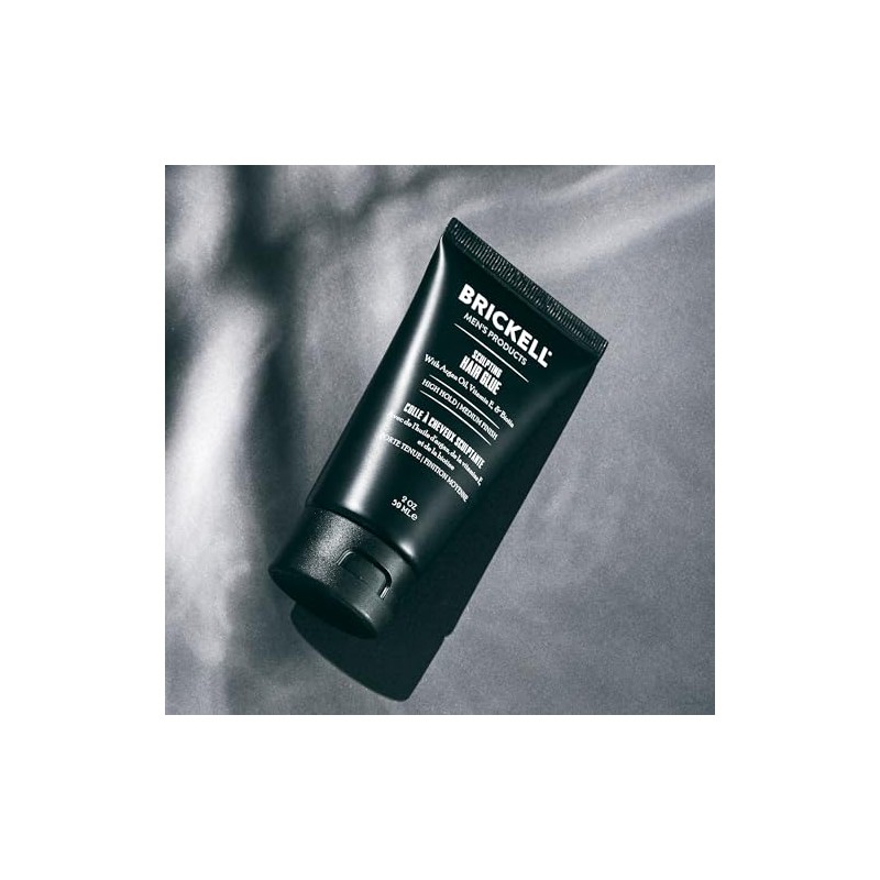Brickell Men's Products Gamento Para Esculpir el Cabello, Fijación Duradera,