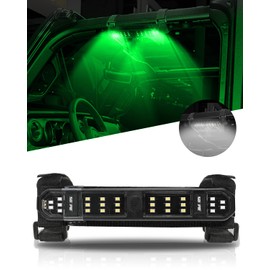 SUNPIE UTV Dome Light SXS Interior Wireless Lighting LED Battery Powered Rechargeable Upgrade Button&Magnet for Polaris Talon/Pioneer Kawasaki Mule/Teryx Can Am ATV Truck Tractor Boat, Four Modes