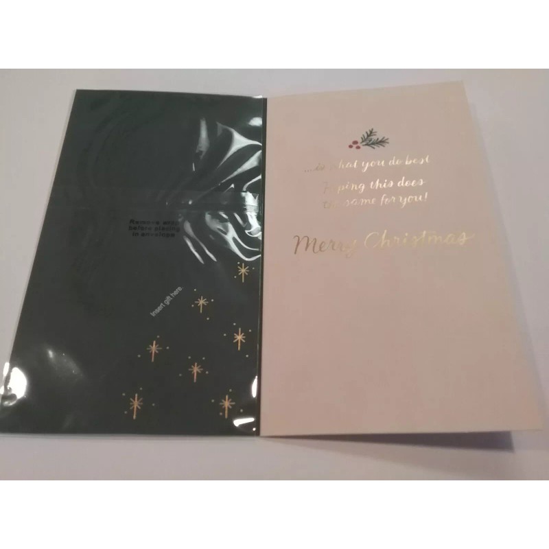American Greetings Making Spirits Bright ~ Christmas Money Card Holder