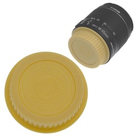 Fotodiox Designer Rear Cap for Canon EOS (Gold)
