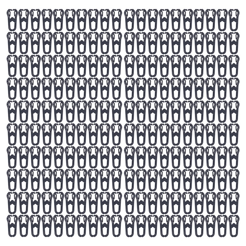 200PCS PP Plastic Chicken Beak Clasps Reusable Rooster Mouth Snap