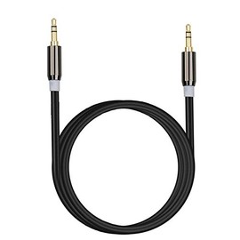 System-S Adaptor Cable 3.5 mm Jack AUX Stereo Male to 3.5 mm Jack AUX Stereo Plug 200 cm 3-Pin Male Black