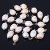 Wholesale 6 PCS Freshwater Pearl Charms Baroque Cultured Pearls Pendant