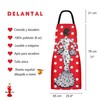 IllustrArte Kitchen Apron - Flamenco Design for Women - Washable,