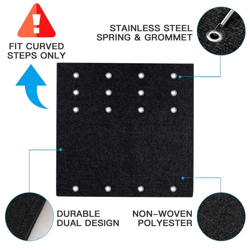 OKBA RV Step Covers,23" Wide Camper Step Cover for 8-11"