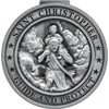 St. Christopher Medal for Car, Metal Saint Christopher Visor Clip