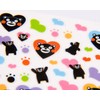 StyleA Kumamon SA-S901 Nail Sticker Color Heart Sticker Kumamoto Prefecture