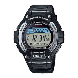 Casio W-S220 Watch, Casio Collection, multicolor (black / silver), Newest model