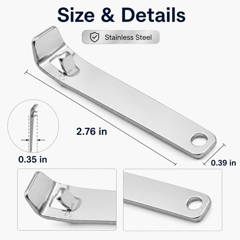 Portable Stainless Steel Vial & Bottle Cap Opener – Mini