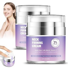 BLAUSE Neck Firming Cream, Crepey Skin Cream for Aging Skin, Neck Creams for Tightening and Firming, 1.7 fl oz Wrinkle Creams for Women, Which Effectively Moisturizes and Tightens the skin (2pcs)