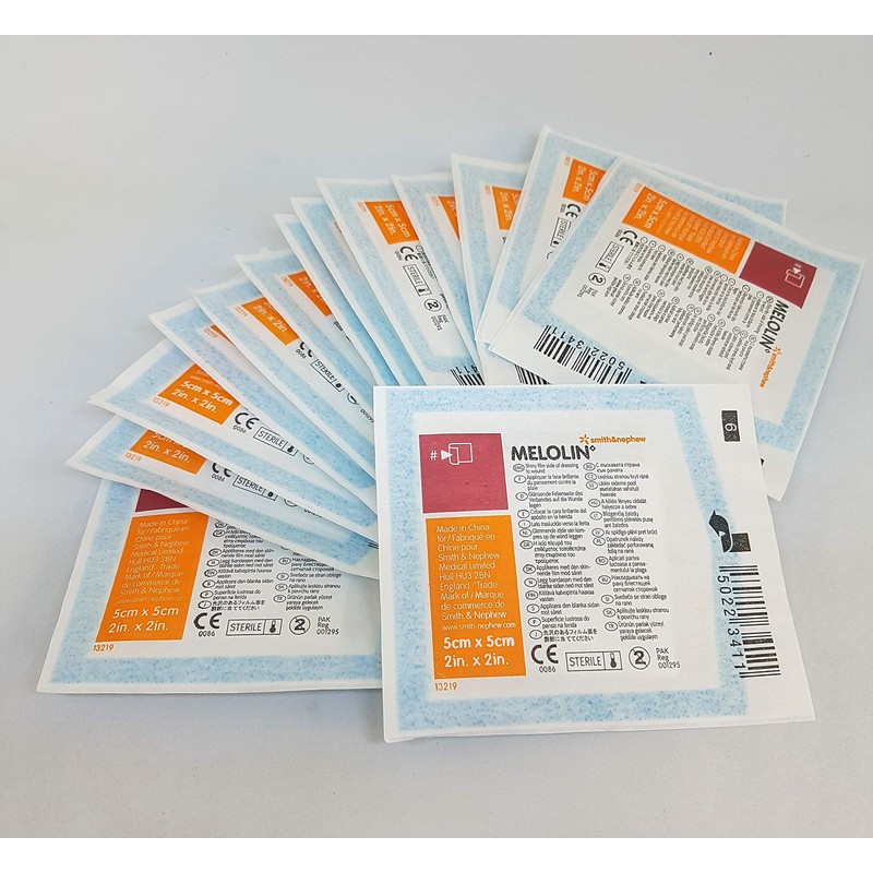 Impulsfoto Melolin 5cm x 5cm Sterile Non Adherent Dressings Pack