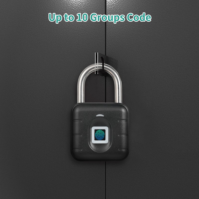 Fingerprint Padlock BT Lock Smart Padlock with APP Control 10