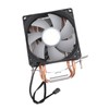 CPU Cooler Dual Heat Pipe 48CFM DC12V Quiet Operation Hydraulic