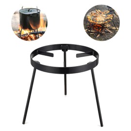 Campfire Tripod for Dutch Oven, Portable Camping Tripod for Cooking Rust-Resistant Campfire Cooking Stand Cooking Tripod Open Fire Tripod Grill for Cooking Camping Accessories for Outdoor Kitchen