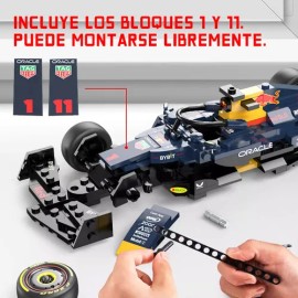 Juguetes De Bloques F1 Redbull Rb19 Checo Perez Escala 1/24